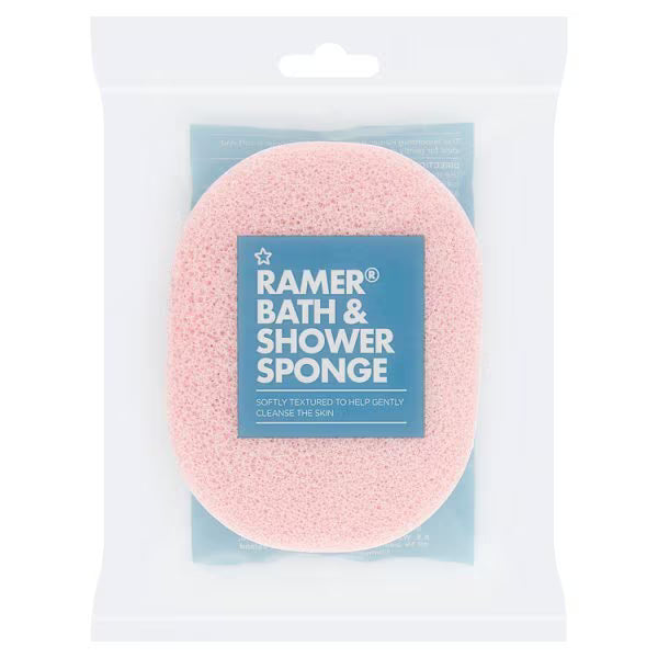 Superdrug Ramer pink bath sponge (British brand)