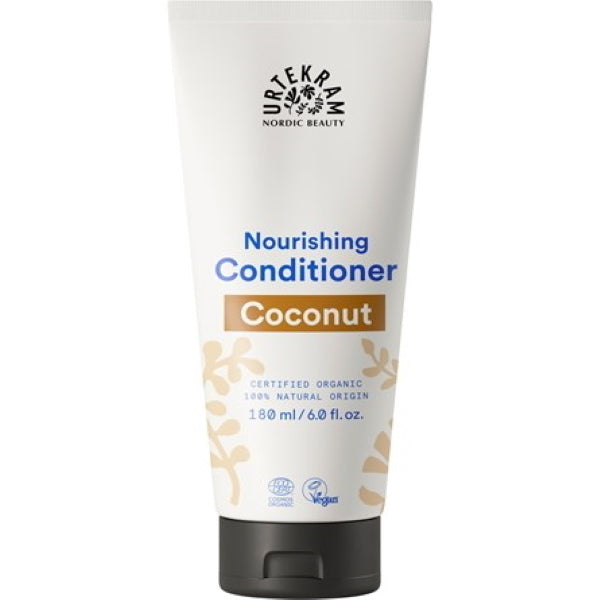 Urtekram Organic Coconut Conditioner 180ml bottle (British brand)