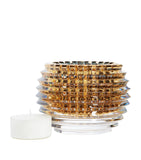 Baccarat Eye Gold crystal votive holders set of 2 - British product