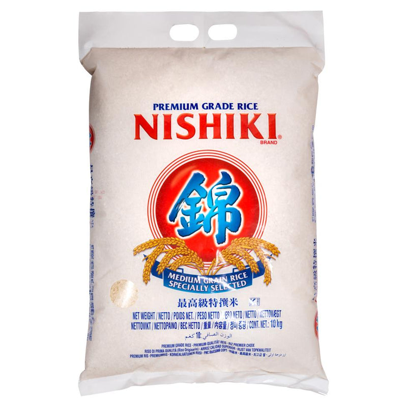 Nishiki Japanese premium grade rice 10kg (British brand)