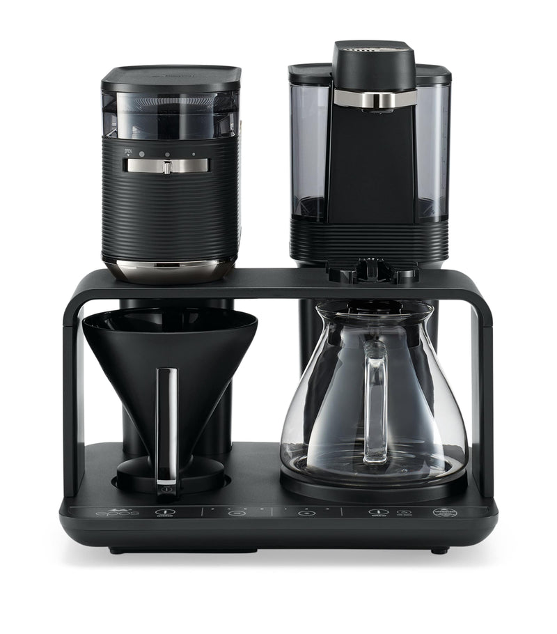 Melitta EPOS Chrome coffee machine with grinder, imported from the UK