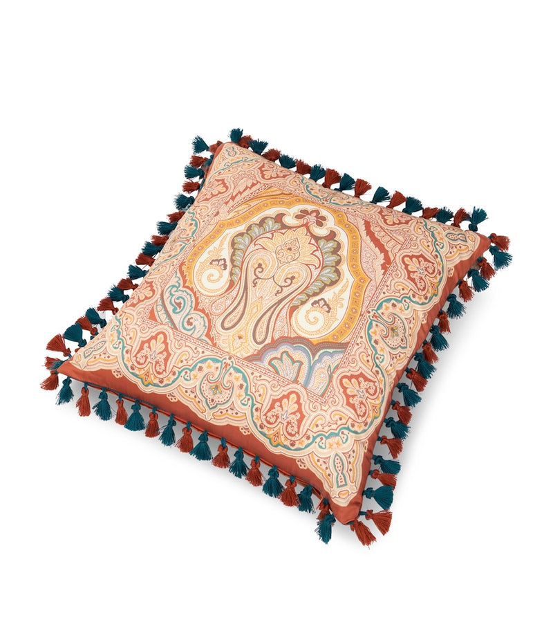Etro Hoa cushion tassel trim 45cm, imported from the UK