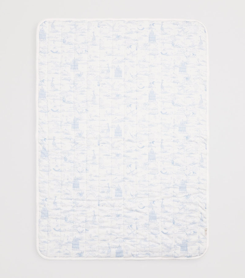 Harrods organic cotton balloon blanket 100cm x 107cm, UK version