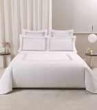 Frette Cotton Breeze king flat sheet set, imported from the UK