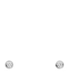 Cartier d'Amour extra-small white gold and diamond earrings - British product