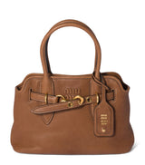 Harrods Miu Miu Nappa Leather Aventure Top-Handle Bag- Buy online at McGrocer