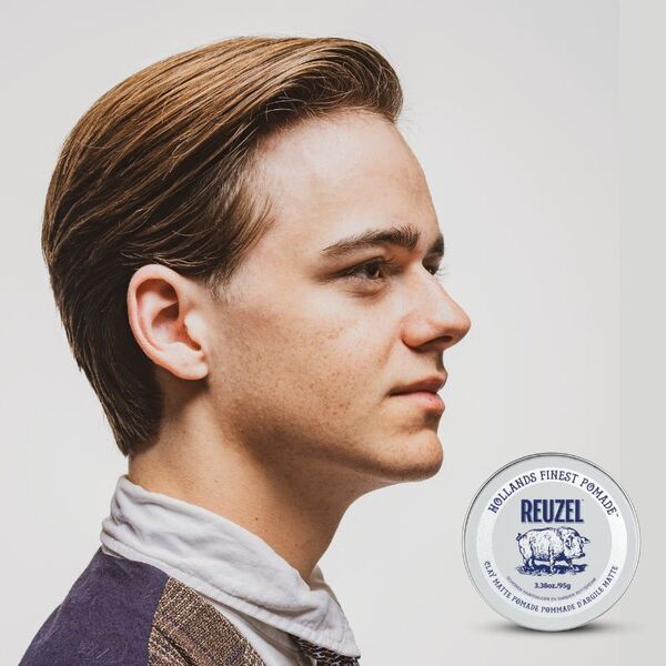 Reuzel Matte Clay Pomade Medium Hold 95g, imported from the UK