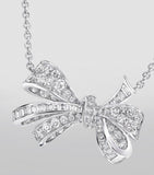 Graff Tilda's Bow white gold diamond necklace, UK version