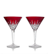 Harrods Set of 2 Red Martini Glasses 220ml- Buy online at McGrocer