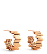 Harrods Suzanne Kalan Small Rose Gold Golden Hoop Earrings- Buy online at McGrocer