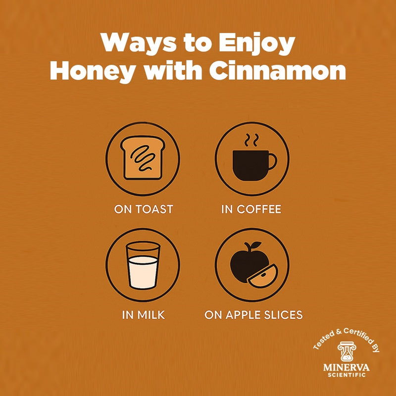 Honey & Greens Honey with Cinnamon 240g, UK version