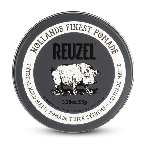 Reuzel Matte Pomade Extreme Hold 95g, imported from the UK