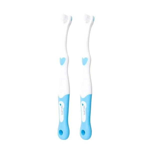 Brush Baby FirstBrush Baby Toothbrush Blue Double Pack - British product