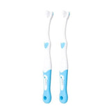 Brush Baby FirstBrush Baby Toothbrush Blue Double Pack - British product