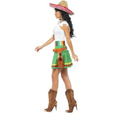 Smiffys Tequila Shooter Girl Costume green dress holsters, UK version