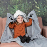 Cozy Noxxiez husky dog hooded blanket 130 x 100 cm (British brand)