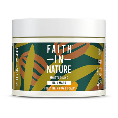 Faith In Nature Masque capillaire au karité et à l'argan pour cheveux bouclés 300ml