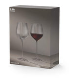 LSA International Aurelia red wine glasses set of 2 660ml, UK version