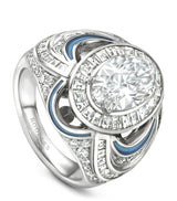Harrods Boodles Palace Collection Presence Chamber Platinum and Diamond Ring- Buy online at McGrocer