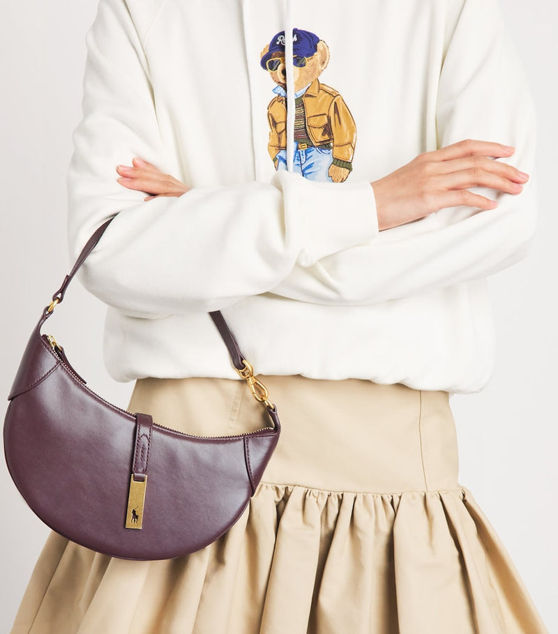 Polo Ralph Lauren mini leather shoulder bag, imported from the UK