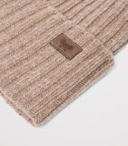 Weekend Max Mara virgin wool beanie with embroidered logo, UK version