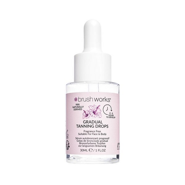 Brushworks gradual tanning drops 30ml - British product