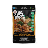Holland & Barrett No Bloat Pasta, Lentil & Vegetable Bolognese Instant Meal 200g (4 x 50g Pouches)- Buy online at McGrocer