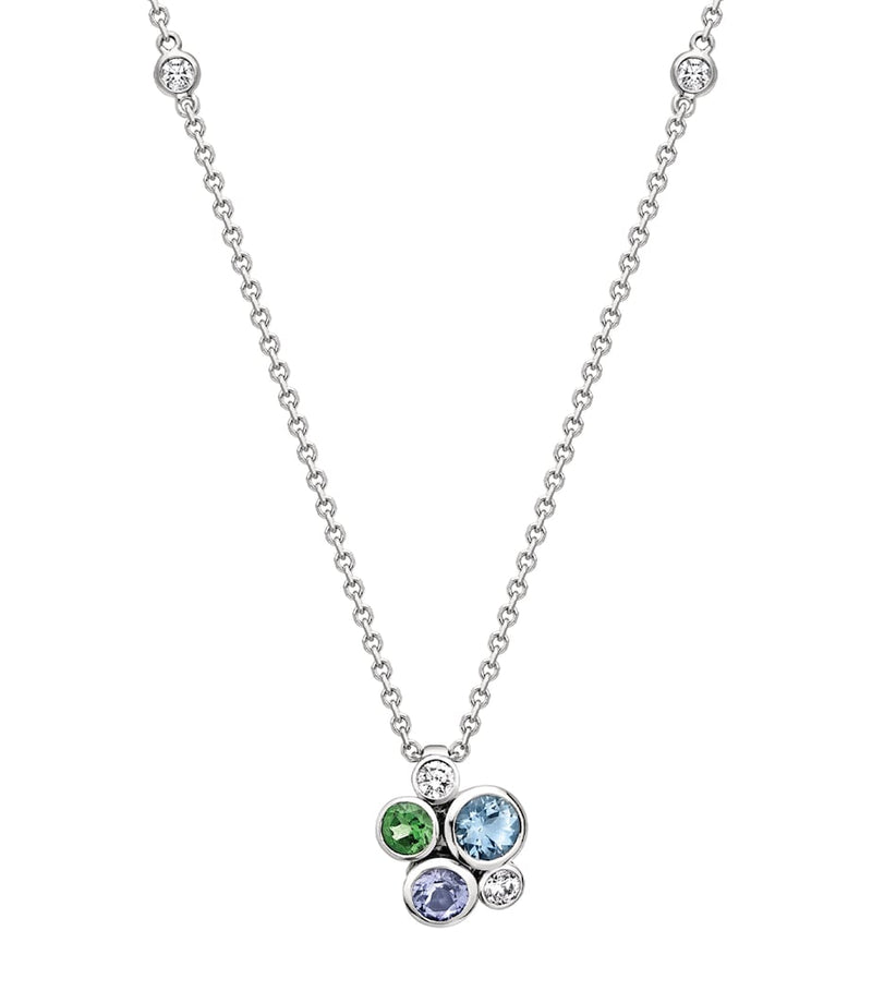 Boodles Raindance Watercolour Cluster Pendant 13mm - British product