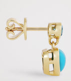 Emily P. Wheeler blue topaz heart earrings (British brand)