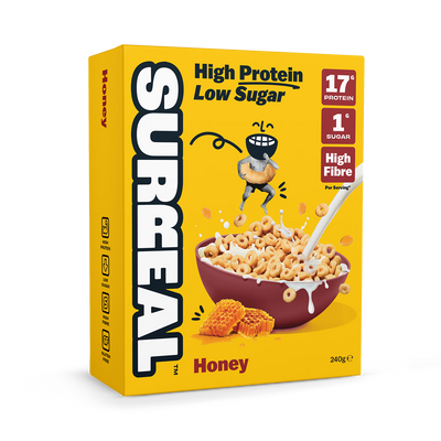 Holland & Barrett Surreal High Protein Cereal Honey 240g- Buy online at McGrocer