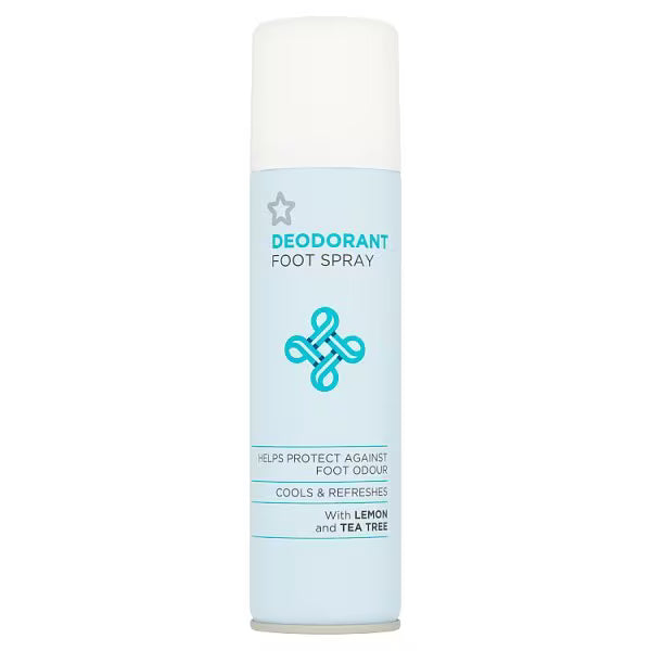 Superdrug Deodorant Foot Spray Tea Tree Lemon 150ml (British brand)