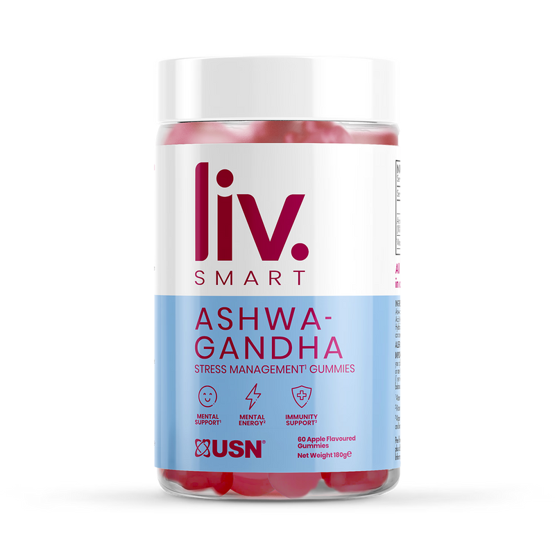 USN LivSmart Ashwagandha Gummies 60 count dietary supplement (British brand)