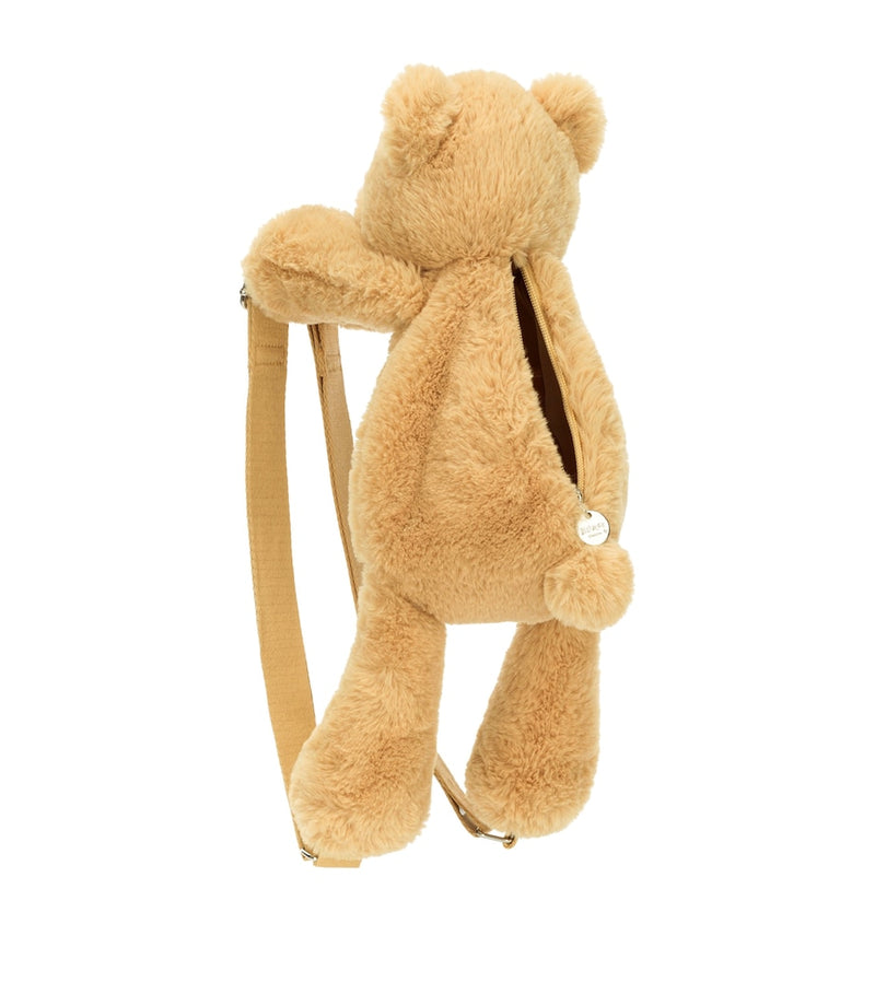 Jellycat Smudge Bear backpack in soft terry, UK version