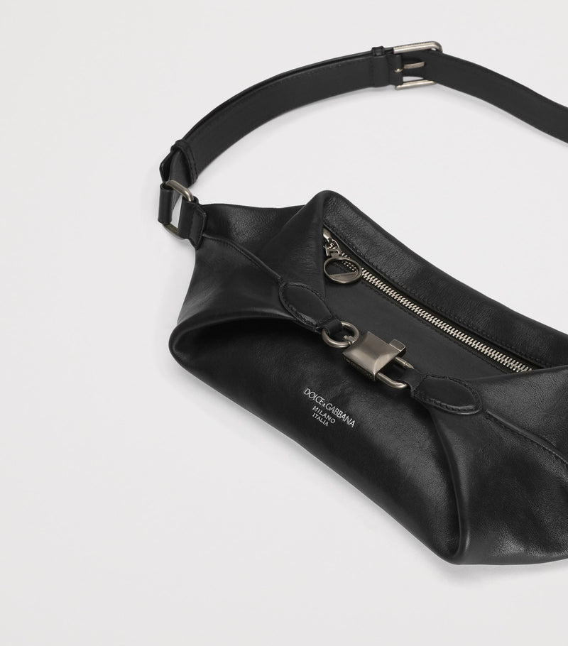 Dolce&Gabbana leather logo belt bag (British brand)