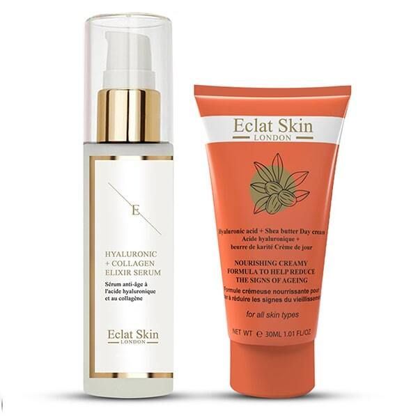 Eclat Skin London HA & Collagen Serum + HA Shea Butter cream