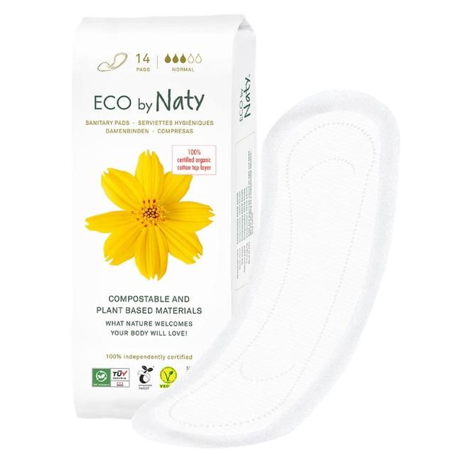 Eco by Naty Sanitary Pads Regular 14 per pack