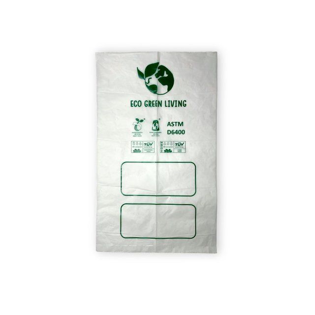 Eco Green Living Certified Compostable 2L Freezer Bags for Food Storage 35 per pack