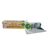 Eco Green Living Certified Compostable 2L Freezer Bags for Food Storage 35 per pack