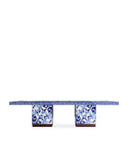 Upholstered Pouf with Wooden Handle and Backrest, 55cm x 52cm x 46cm