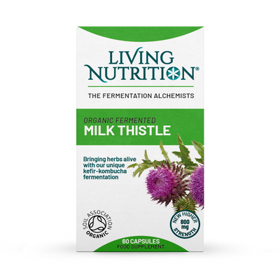 Living Nutrition Økologisk Fermentert Mjølketistel 60 Kapsler