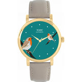 Superdrug Toff London Green Ladies Robins Bird Watch- Buy online at McGrocer
