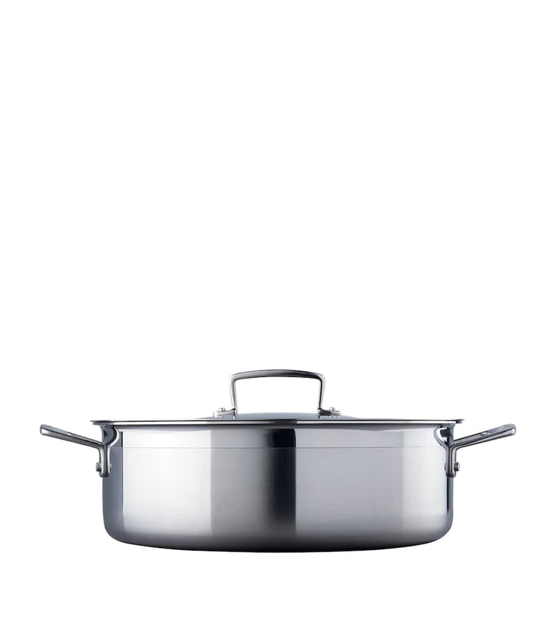 Le Creuset 3-ply stainless steel sauté pan 28cm, UK version