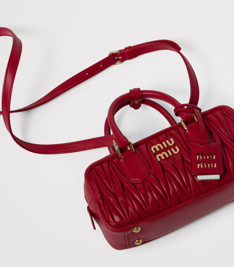 Miu Miu nappa leather Matelassé Arcadie top-handle bag, UK version