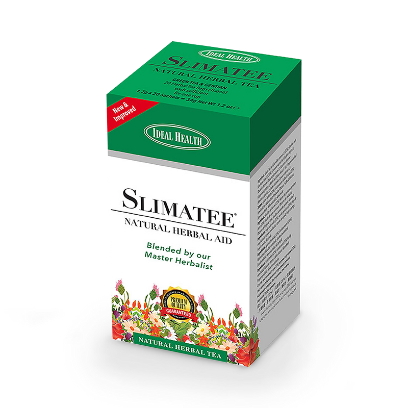 Ideal Health Slimatee Green Tea Gentian 10 Tea Bags