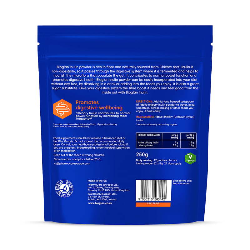 Bioglan Biotic Balance Inulin Powder 250g - British product