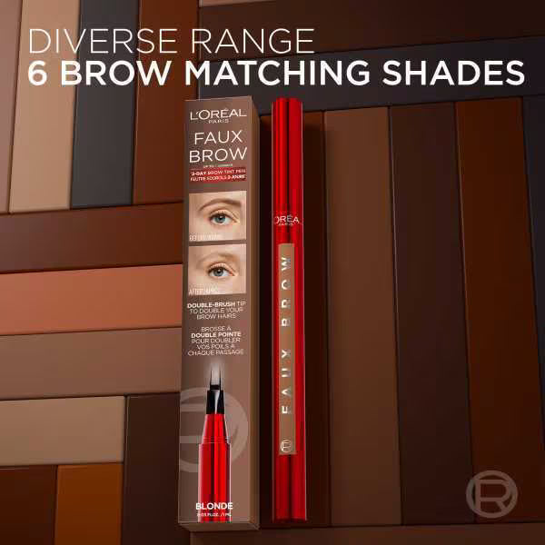 L'Oréal Paris Infallible Faux Brow tint pen Blonde, UK version