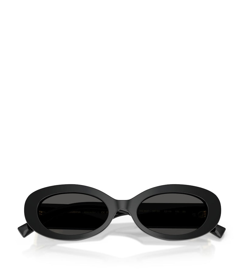 Dolce&Gabbana oval acetate sunglasses, imported from the UK