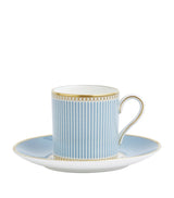 Harrods Wedgwood Bone China Helia Coffee Cup and Saucer- Buy online at McGrocer