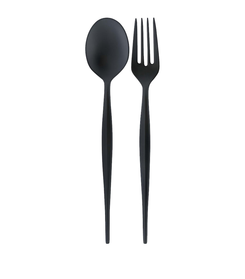Bugatti serving set Natura 2-piece stainless steel, imported from the UK