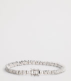 Suzanne Kalan white gold diamond classic tennis bracelet, UK version